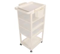 shenruifa Baby Diaper Chariot avec Roues Handle Roule Rolling Utility Cart Nursery Storage Organizer Couche Caddy