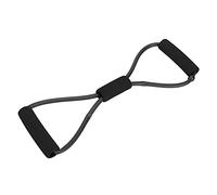 shenruifa Bande de résistance pour exercice corporel pour fitness à domicile, bande élastique multifonctionnelle pour sculpter le corps et perdre du poids, matériau TPE léger, 1 pièce (noir)