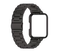 shenruifa Bracelet en métal en acier inoxydable, compatible avec la version Lite Internationale, bracelet de rechange en métal avec coque de protection, pour homme et femme (2)