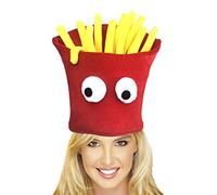 shenruifa Chapeau de Fête Frites, Casquette Mignonne et Drôle pour Noël, Halloween, Accessoire de Déguisement de Fête d'anniversaire (comme montré)