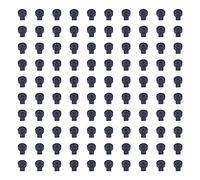 shenruifa Lot de 100 pinces en plastique robuste avec poignée de verrouillage pour filet de protection solaire pour serre