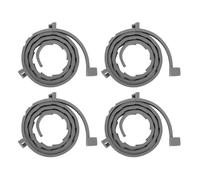 shenruifa Lot de 4 colliers de soulagement de l'anxiété réglables pour animaux de compagnie, gris, soutien apaisant pour feux d'artifice, orage, chiots, chatons (chiens)
