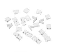 shenruifa Lot de 40 Charnières à Goupille en Plastique pour Avion télécommandé, Pièces d'ailes d'avion (S (Environ 283 x 180 mm / 11,14 x 7,09 Pouces))