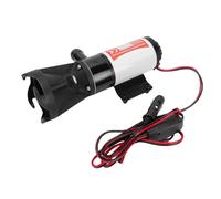 shenruifa Pompe de broyeur de camping-car, 12 GPM, pompe à déchets auto-amorçante efficace pour camping-car, remorque, bateau, design en métal noir