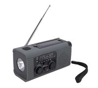 shenruifa Solar Crank Radio Emergency LED Lampe de Poche Chargeur de Téléphone Portable 2000mAh Prévisions Météorologiques de Recharge Portable AM FM NOAA