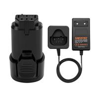 Shentec 12V 2500mAh Li-ION pour Batterie AEG AC82048 AC82059 AC82049 AC82008 R82048 R82049 R82059 R86048 130188001 et Un Chargeur