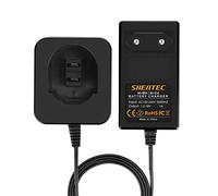Shentec Chargeur de Ni-MH/Ni-CD Compatible avec Batterie Dewalt 7.2V 9.6V 12V 14.4V 18V Style Pod Pod,Batteries Black and Decker PS120,PS130