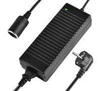 Shentian Prise Allume-Cigare Adaptateur CA vers DC 100V-240V à 12V 10A Alimentation Universelle pour Chargeur de Voiture, Convertisseur de Chargeur de Voiture (12V/10A Alimentation)