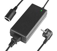 Shentian Prise Allume Cigare CA vers CC Adaptateur de 100 V-240 V à 12 V 8 A Convertisseur pour Chargeur de Voiture (Black 12 V 8 A)