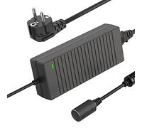 Shentian Prise allume-cigare pour voiture adaptateur CA vers DC de 100 V-240 V à 12 V pour chargeur de voiture universel, convertisseur pour chargeur de voiture (noir 12 V 10 A)