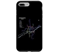 Shenyang China Train Line Railway - Souvenir Route Map Coque pour iPhone 7 Plus/8 Plus