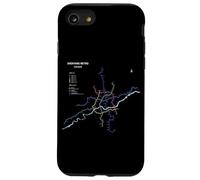 Shenyang China Train Line Railway - Souvenir Route Map Coque pour iPhone SE (2020) / 7/8