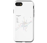 Shenyang China Train Line Railway - Souvenir Route Map Coque pour iPhone SE (2020) / 7/8