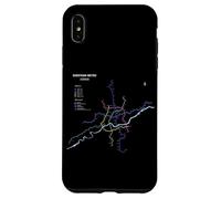 Shenyang China Train Line Railway - Souvenir Route Map Coque pour iPhone XS Max