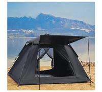 SHENYUEJUN Tente Pop-Up Étanche 5000 mm, Résistant Aux Insectes, Toile De Tente avec Véranda Extensible, Système De Ventilation, 3 Places pour La Randonnée en Camping (4 Personnes)