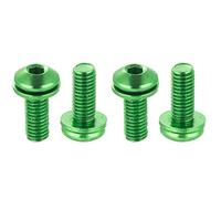 ShenZhenShiShiLiLanTianKeJiYouXianGongSi CNC Lot de 4 vis pour porte-bouteille M5 x 12 mm, vert