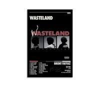 Sheozho Brent F-aiyaz Wasteland Album Music Cover_Waifu2x_2x_2n Impression sur toile murale pour chambre à coucher 30 x 45 cm