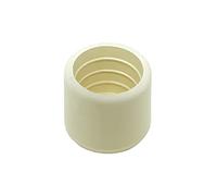 Shepherd Hardware 8617E Lot de 40 Embouts en Caoutchouc pour Pieds de Chaise de 2,5 cm de diamètre intérieur, Blanc