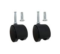 Shepherd Hardware 9418 2-Inch Office Chair Caster Wheel, 5/16-Inch Stem Diameter, 75-lb Load Capacity, 2-Pack