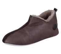 Shepherd Henrik 6201253 Pantoufles double face en pierre ovéolée Marron (gris pierre), 43, Marron Stone Oiled, 43 EU