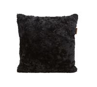 Shepherd of Sweden Coussin en peau de mouton Shepherd Lina 40 x 40 cm noir