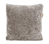 Shepherd of Sweden Coussin en peau de mouton Shepherd Lina 40 x 40 cm pierre