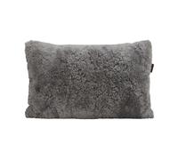 Shepherd of Sweden Coussin en peau de mouton Shepherd Lina 60 x 40 cm granit