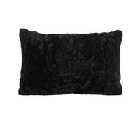 Shepherd of Sweden Coussin en peau de mouton Shepherd Lina 60 x 40 cm noir