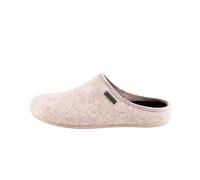 Shepherd of Sweden - Pantoufles en laine Cilla - Femme - 100% laine - À enfiler - Mules - Semelle caoutchouc - Beige - Taille 37