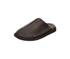 SHEPHERD Pantoufle 'HUGO' chocolat, Taille 45
