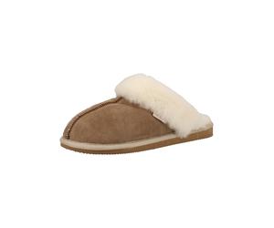 SHEPHERD Pantoufle 'Jessica' greige / blanc cassé, Taille 38