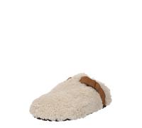 SHEPHERD Pantoufle 'Roma' crème / marron, Taille 36