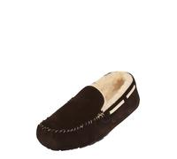 SHEPHERD Pantoufle 'Steffo' brun foncé, Taille 44