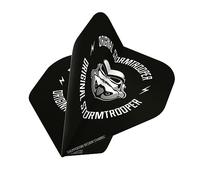 Shepperton Design Studios Ailettes de fléchettes Stormtrooper sous licence officielle, forme standard n°2, 100 microns, disponibles en plusieurs designs et tailles de lot.