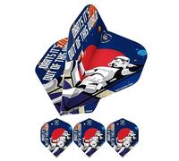 Shepperton Design Studios Stormtrooper F4161 Lot de 3 ailettes de fléchette sous licence officielle de 100 microns 100 microns