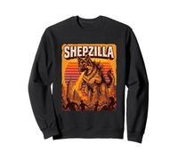 Shepzilla - Parodie du Film Monstre de Berger Allemand géant Sweatshirt