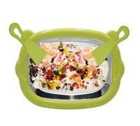 Sherbet Machine à crème glacée - Poêle à rouler pour comptoir, moule à glace manuel | Rouleau à dessert facile à utiliser, unité de refroidissement compacte pour les bonbons faits maison