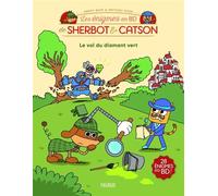 Sherbot & Catson - Le vol du diamant vert - M. Roda - Fleurus - cartonné - Livre-jeu