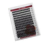 SHERCHPRY 1 Boîte Lash Clusters Diy Kit Faux Cils Naturels Recourbés Extensions de Cils pour Élégant Facile à Appliquer et Portable pour Voyages et Occasions Spéciales