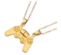 SHERCHPRY 1 Ensemble collier de collier magnétique collier d'amitié collier assorti pour les couples colliers assortis collier d’amitié pour contrôleur de alliage Doré