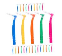 SHERCHPRY 1 Jeu Brosse Interdentaire L Nettoyage Des Dents Brosse À Dents Pour Appareils Orthodontiques Coloris Variés Jaune Rose Vert Orange Bleu 30 Pièces