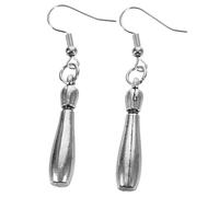 SHERCHPRY 1 Paire Boucles Oreilles Pendantes Forme de Bowling pour Femmes Durable Style Unique pour Passionnées de Bowling Parfaites pour Toutes Occasions