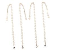 SHERCHPRY 1 Paire Sangles Perles pour Talons Décoration et Antidérapante pour Chaussures Femme Remplacement de Lacets Française Installation Facile