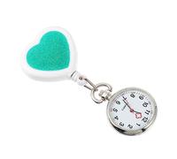 SHERCHPRY 1 Pièce Montres à Quartz Watch des infirmières Montres de Poche médecin Montre de Poche d'allaitement Mattre de Poche du médecin Montre de Poitrine Suspendue Un Verre Vert