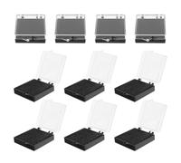 SHERCHPRY 10 Pièces Boîte de Présentation pour Badges, Collection D'épinglettes, Plastique et Mousse, Rangement et Vitrine pour Médailles, Récompenses, Bagues de Champion, Coffret