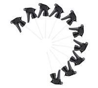SHERCHPRY 10 pièces Lot de Buses Pulvérisation Réglables Pet Têtes de Remplacement Résistantes pour Vaporisateur Standard Compatibles Jardin et Beauté Noir