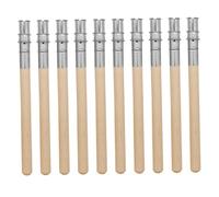 SHERCHPRY 10 Pièces Rallonges de Crayon pour Sourcils Acier Inoxydable Porte Crayon Pratique et Durable pour Artistes et Utilisateurs Quotidiens