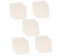 SHERCHPRY 10 pièces Serviettes Visage Fibre de Réutilisables et Lavables Lingettes Absorbantes pour Nettoyage Facial Durable et Écologique