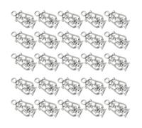 SHERCHPRY 100 Pendentifs Suspendus en Alliage Vintage Argenté pour Boucles d'Oreilles et Colliers Accessoires de Bijoux Soi-Même Breloques de Lampe à Pétrole pour Création DIY