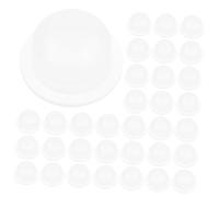 SHERCHPRY 100 Pièces Bouche de bouteille d'huile essentielle capuchon de remplacement solides bouchon solide fiche solide caoutchouc Transparent